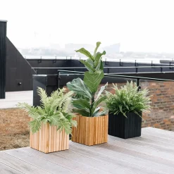 SQUARELY COPENHAGEN - Plantekasse - GrowON - Sort Ask