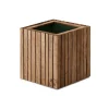 SQUARELY COPENHAGEN - Plantekasse - GrowON - Mørk Eg - 22 x 22 x 24 cm