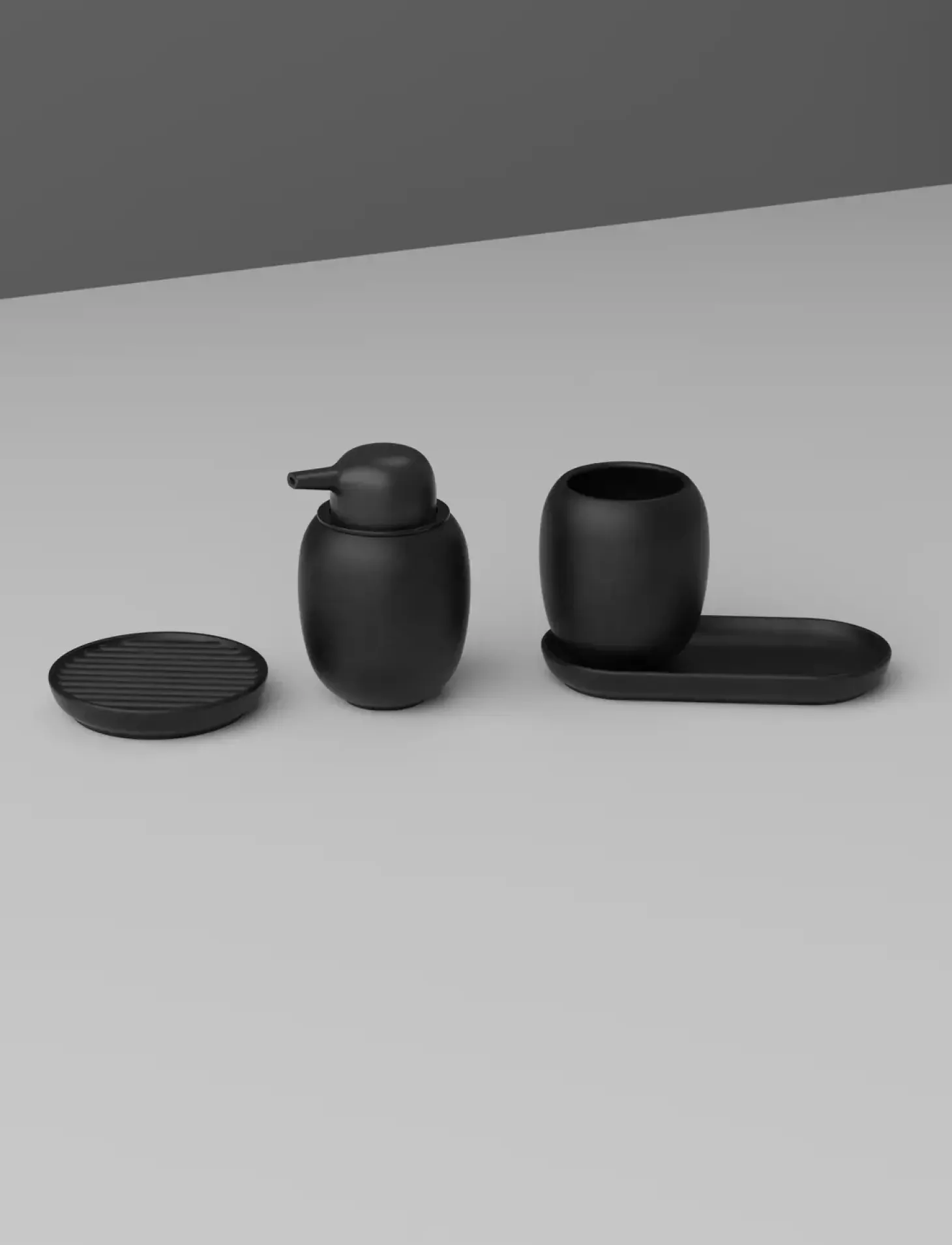 Stelton - Fjord tandbørstekrus black