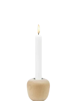 Stelton - Ora lysestage H 8 cm beech wood
