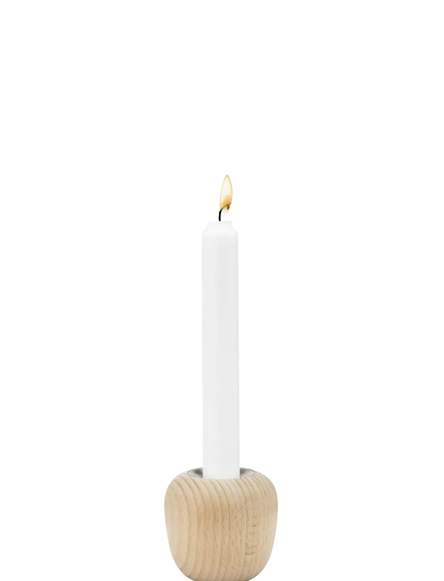 Stelton - Ora lysestage H 6.5 cm beech wood