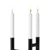 Stelton - Ora trearmet lysestage black