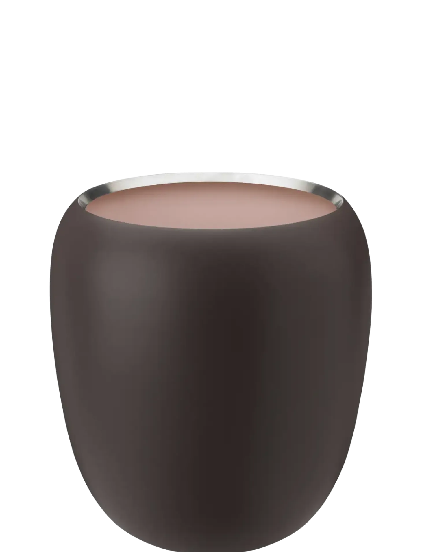Stelton - Ora vase H 21.6 cm dark powder