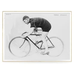 The Dybdahl - Plakat 50x70 cm. - Man and bicycle - Papir
