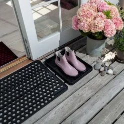 Tica Copenhagen - Dørmåtte i small - Dot design - Gummi - Small