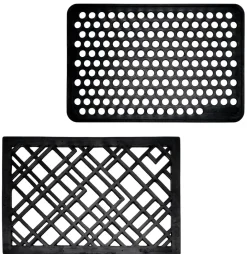 Tica Copenhagen - Dørmåtte - Lines design - Gummi - 40x60 cm