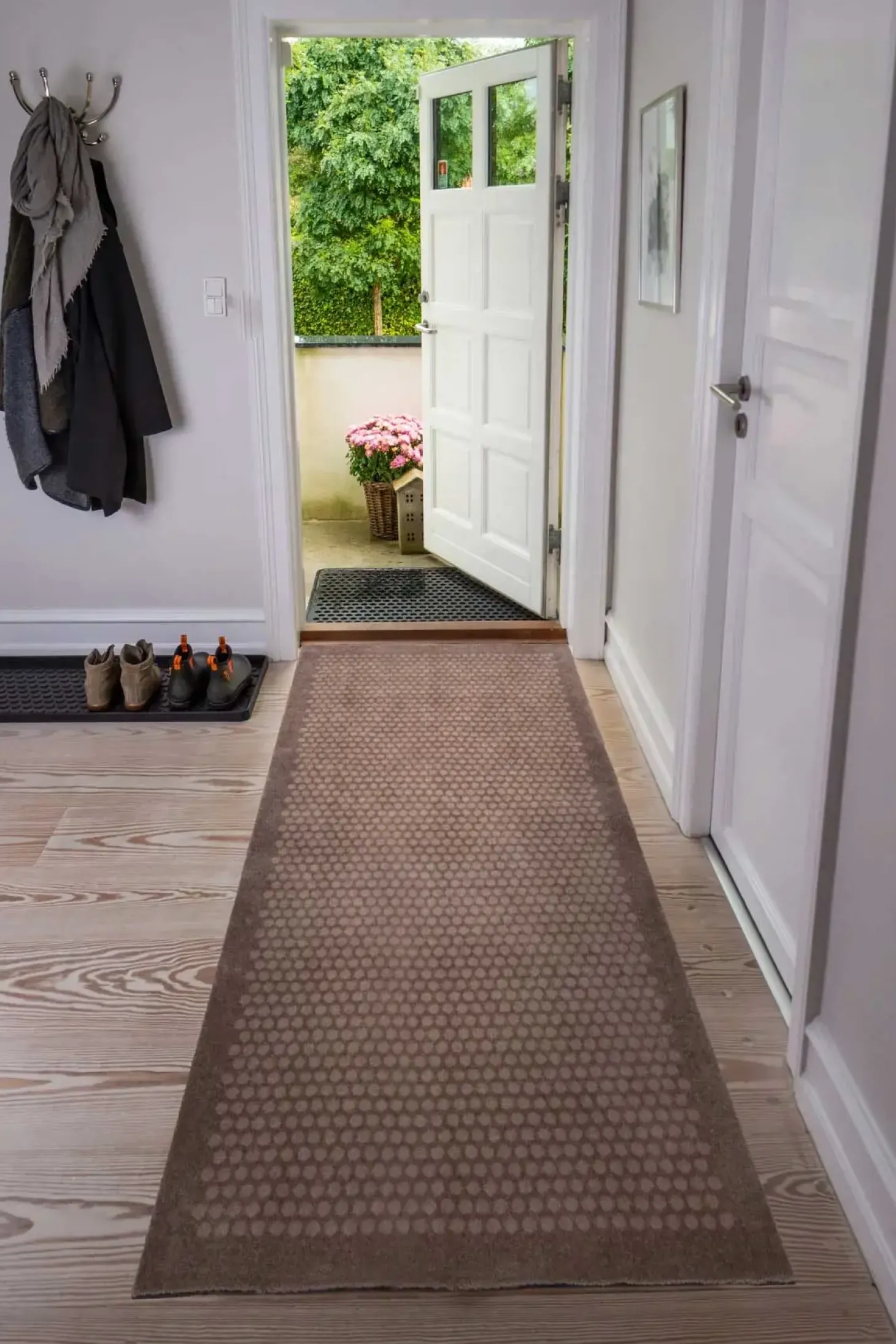 Tica Copenhagen - Løber - Dots - Beige/sand - 90x200 cm