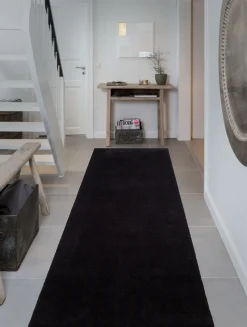Tica Copenhagen - Løber - Unicolor - Black - 100x300