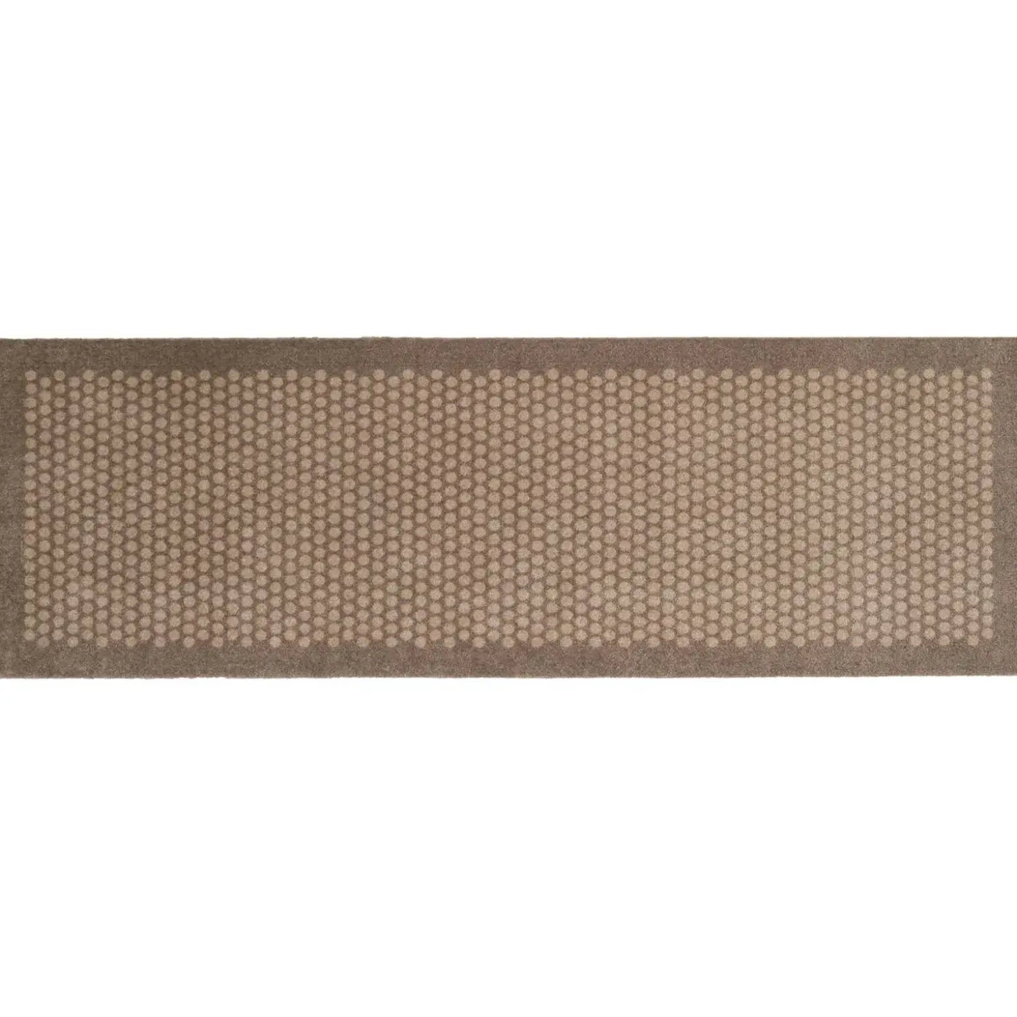 Tica Copenhagen - Smudsmåtte - Dots - Sand/beige - 67x200 cm