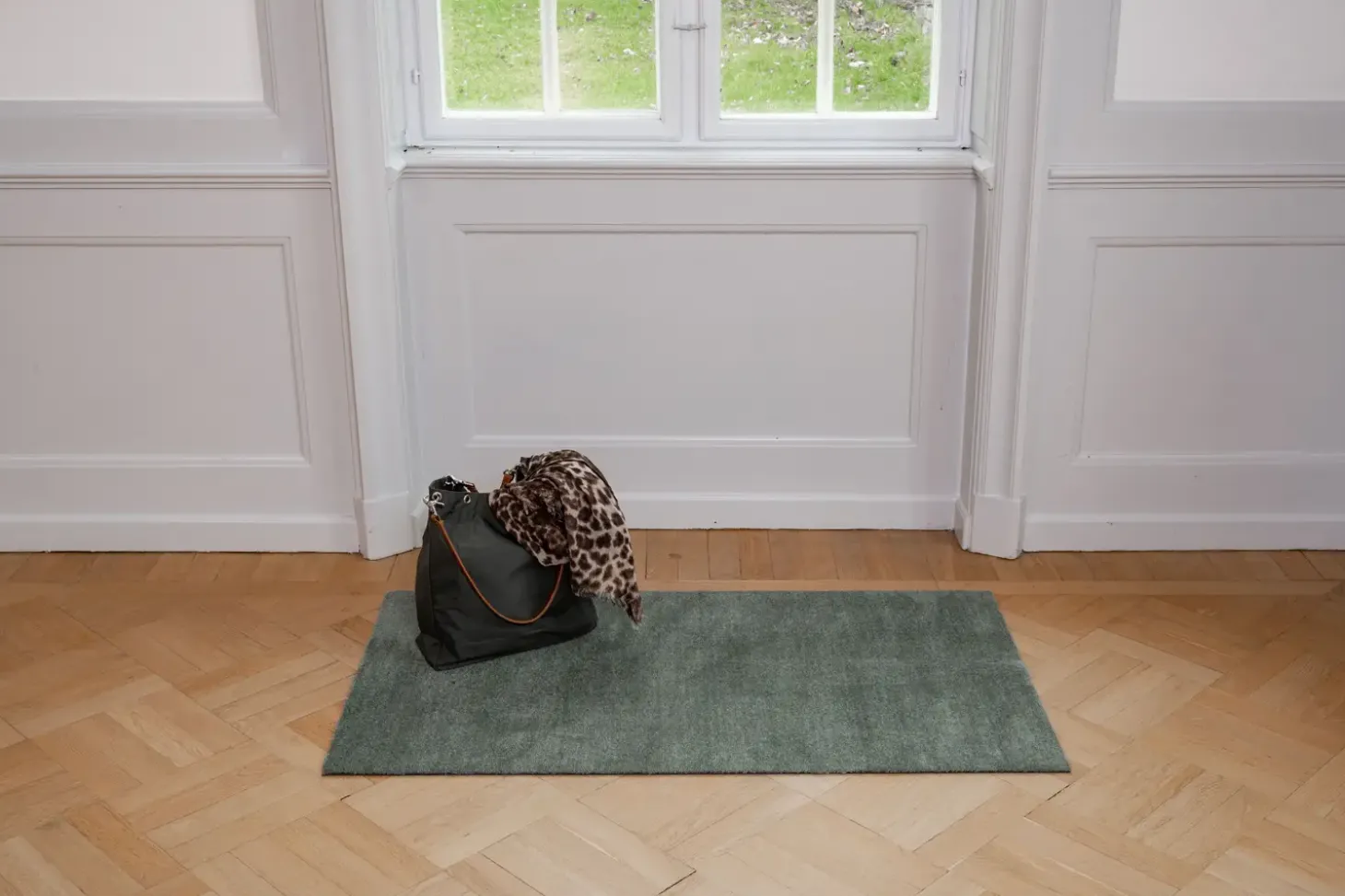 Tica Copenhagen - Smudsmåtte - Dusty green/støvet grøn - 67x120 cm