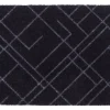 Tica Copenhagen - Smudsmåtte - Lines - Sort/grå - 67x250 cm