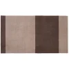Tica Copenhagen - Smudsmåtte - Stripes Horizon - Sand/Brun - 90x200 cm