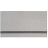Tica Copenhagen - Smudsmåtte - Stripes Vertical - Lysegrå/Steelgrey - 60x90 cm