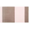 Tica Copenhagen - Smudsmåtte - Stripes Horizon - Sand/Lyserød - 90x200 cm