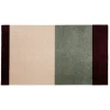 Tica Copenhagen - Smudsmåtte - Stripes Horizon - Grøn/Ivory/Bordeaux- 40x60 cm