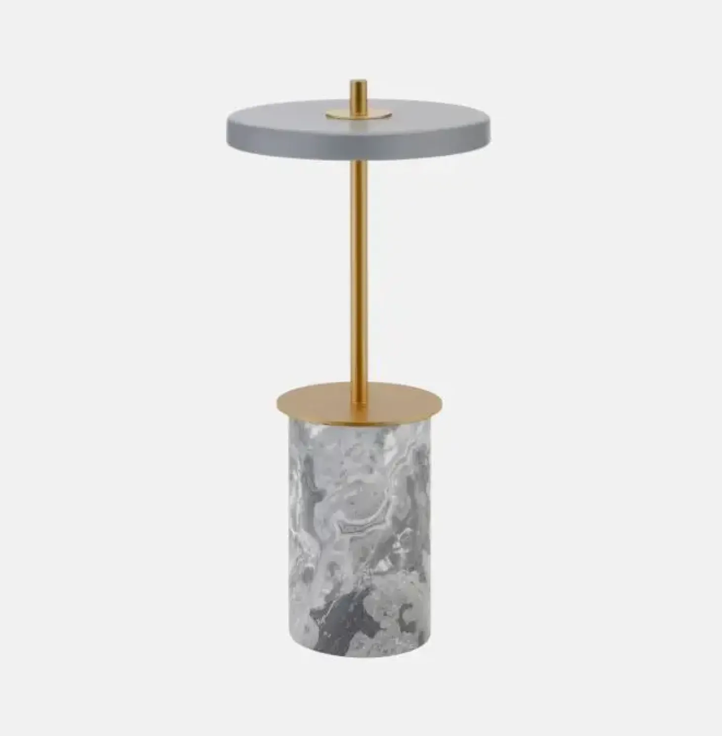 Umage - Bordlampe - Asteria Move Mini - Grå Marmor Messing
