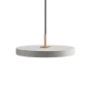 Umage - Loftlampe pendel - Asteria - Messingtop - Hvid/Nuance mist - Mini Ø31 cm