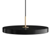 Umage - Loftlampe pendel m/ messingtop - Asteria - Sort - Medium Ø43 cm