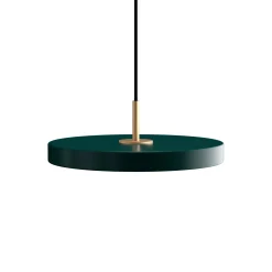 Umage - Pendel - Asteria - Messingtop/Forrest green - Mini Ø31 cm