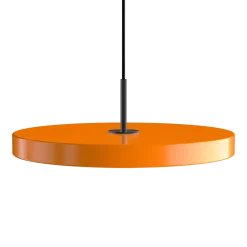 Umage - Pendel - Asteria - Sort top/Nuance orange - Medium Ø43 cm
