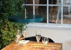 Umage - Pendel - Asteria - Ståltop/Forest green - Mini Ø31 cm