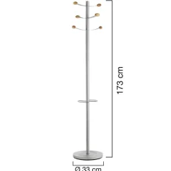 UNILUX - STUMTJENER - BOUQUET - GRÅ/TRÆ - 173 cm