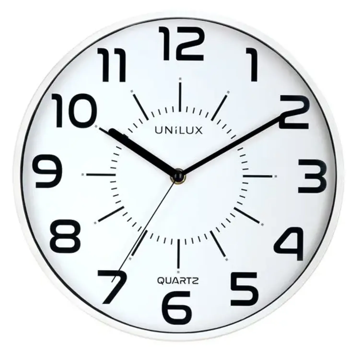 UNILUX - Væg Ur - POP UR - QUARTZ SYSTEM - HVID