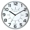 UNILUX - Væg Ur - POP UR - QUARTZ SYSTEM - Sølv