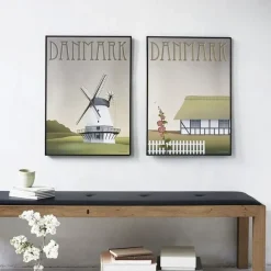 VISSEVASSE - bondehuset - 50x70 cm