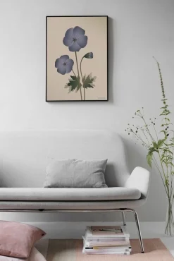 VISSEVASSE - Geranium plakat, nude - 50x70 cm