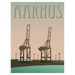 VISSEVASSE - Havnen plakat - 30x40 cm
