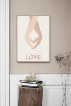 VISSEVASSE - It´s all about love - 50x70 cm