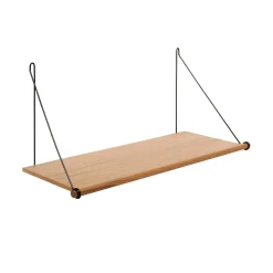 We Do Wood - Hylde - Loop Shelf - eg/sort