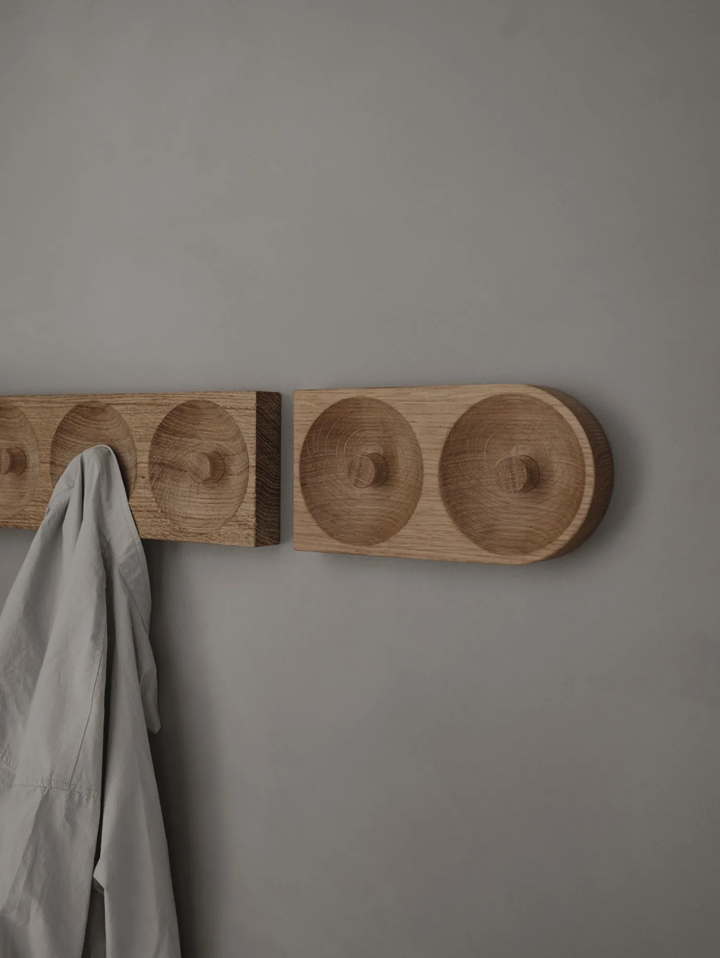 We Do Wood - Solid Hook, 2 Hooks, Oak